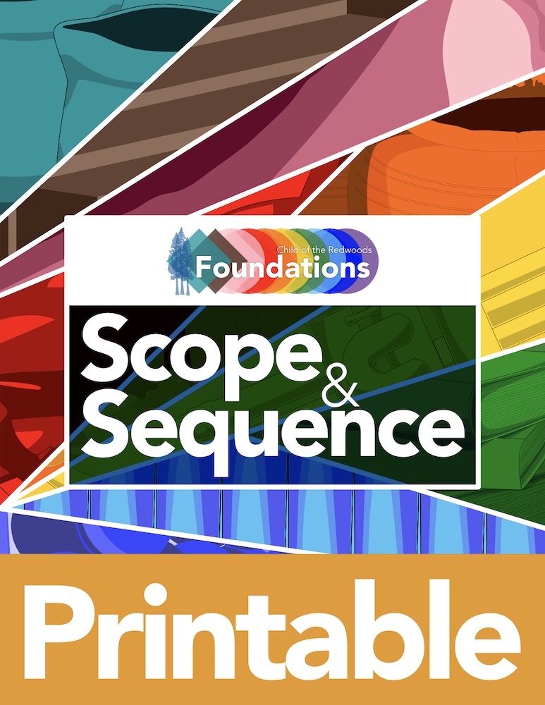Foundations of Montessori Scope and Sequence Cover for Print Version